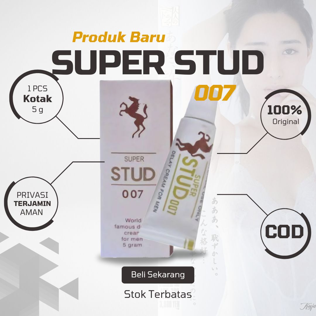 Super Stud 007 Asli - Spray Tahan Lama Pria Dewasa & Anti Ejakulasi Dini